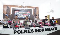 Kepolisian Resor Indramayu Gelar Rilis Hasil Operasi Libas Lodaya 2026, Ungkap 12 Laporan Berbagai Kasus Kriminalitas