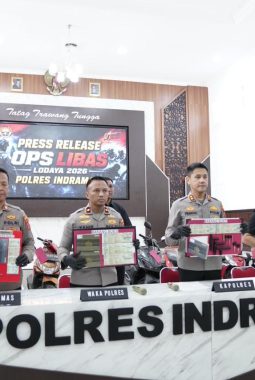 Kepolisian Resor Indramayu Gelar Rilis Hasil Operasi Libas Lodaya 2026, Ungkap 12 Laporan Berbagai Kasus Kriminalitas